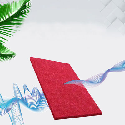 Polyester 0,8-1,2 Dicke Akustische Wandplatte mit Klebstoffunterlage