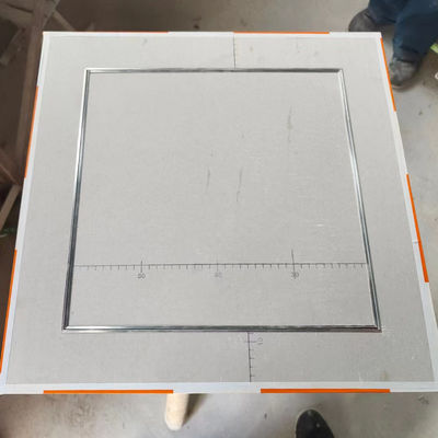 Quadratische künstlerische Decken Gipsplatte Aluminium Zugangsbrett Schacht mit Schaltvorrichtung