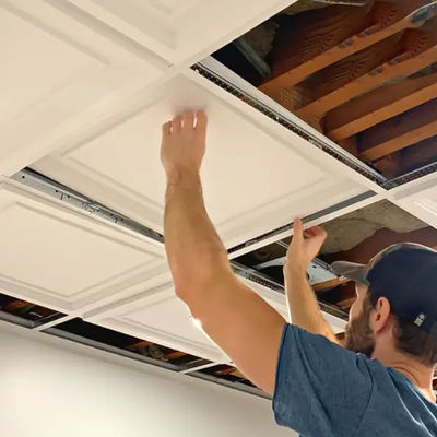 USG Produkt 2X4 Mineralfaser Akustik Perforierter Deckenfliesen mit individueller Größe
