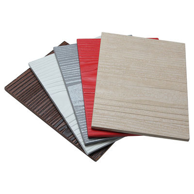 Zusammengestellte Farben Fiberzementplatte für Theater Außenwandplatten Baumaterialien